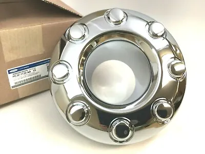 2017-2022 Ford F-350 Dually 4x4 Front Hub Center Wheel Cover Cap Chrome New OEM • $130.63