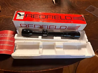 Vintage Redfield Lo-Pro 4x Rifle Scope W/ Duplex Reticle PERHAPS UNUSED • $113.50