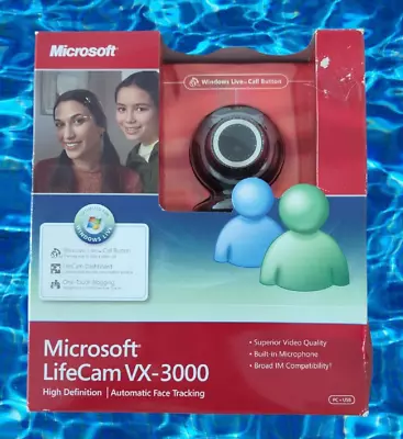 Microsoft LifeCam VX-3000 USB 2.0 High Definition Webcam New  • $9.61