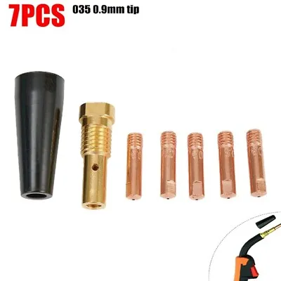 7PCS Gasless Nozzle Tips Kit For Century FC90 MIG Welder Efficient And Durable • £9.56