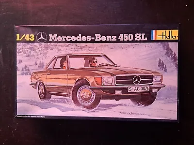 Mercedes Benz 450 Sl Unassembled Model Kit # 171 By Heller 1/43 Scale France • $20