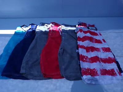 Lot 6 MEN' B.SPLIT STRETCH Volleyball SWIM SHORT PANTS 2 Pockets XLarge • $64