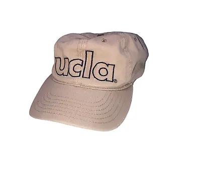 Vintage UCLA Embroidered SnapBack Hat Cap Beige • $16.75