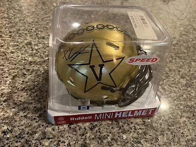 Ke'Shawn Vaughn Signed Vanderbilt Commodores Speed Mini Helmet Fanatics • $50