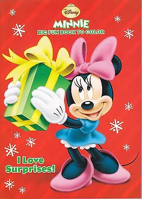 Disney Minnie Mouse Christmas Coloring Book ~ I Love Surprises  • $6.99