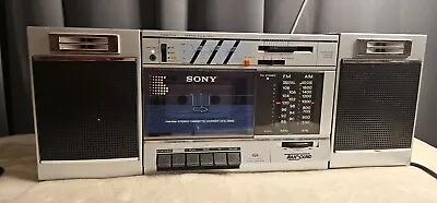 Vintage Sony Transound FM/AM Stereo Cassette Recorder Boombox CFS-3000  • $44.99