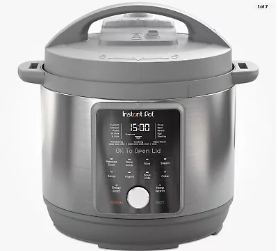Instant Pot Duo Plus 6 Quart Multi-Use Pressure Cooker Whisper Quiet Steam New • $119.99