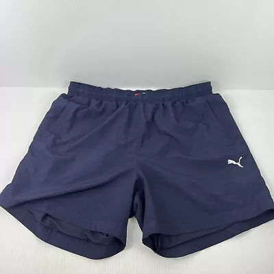 $39.99 • Buy Puma Woven Training Shorts Mens XL Navy Blue/White
