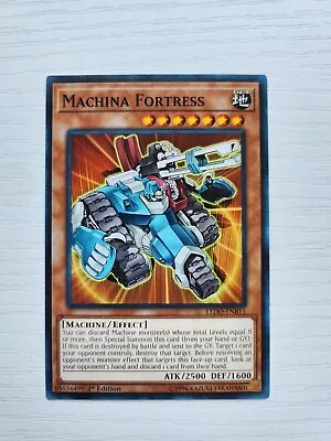 Yugioh TCG - Machina Fortress - Common 1st Ed - LEDD-ENB11 • $1