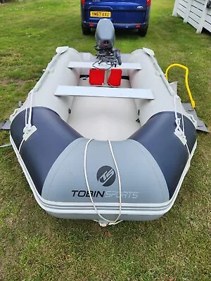 Tobin Sports Inflatable Dinghy  With Yamaha 9.9hp Outboard Motor • £3000