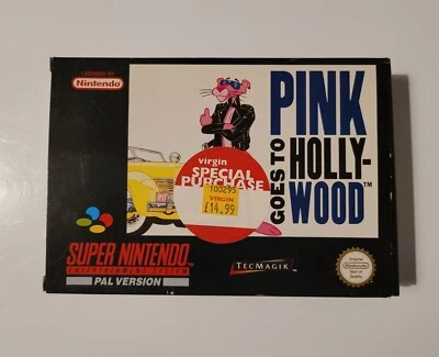 Pink Panther Goes To Hollywood - Super Nintendo SNES Game - Boxed - PAL  • £83