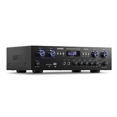 Donner MAMP5 Bluetooth 4 Channel 1000W Audio Stereo Power Amplifier Receiver • $75.99