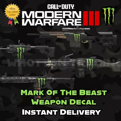 Call Of Duty Modern Warfare 3 MW3 Monster - Mark Of The Beast Vinyl COD • £4