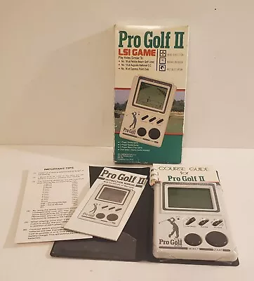 LSI Pro Golf II Game HandHeld Electronic Game Tested Working Manual Box Vintage • $23