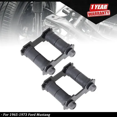 2Pcs Rear Left & Right Leaf Spring Shackle Kit Pair For 1965-1973 Ford Mustang • $23