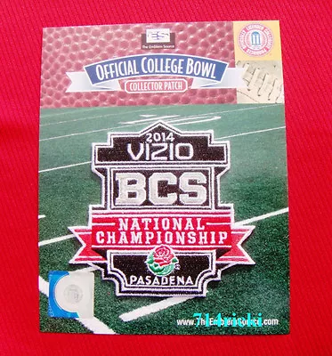 Official Vizio 2014 BCS National Championship Patch Florida State Vs Auburn • $17.99