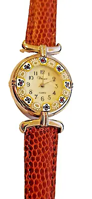 Murano Glass Mother Of Pearl Venice Ladies Watch Needs Battery Box#24 • $15
