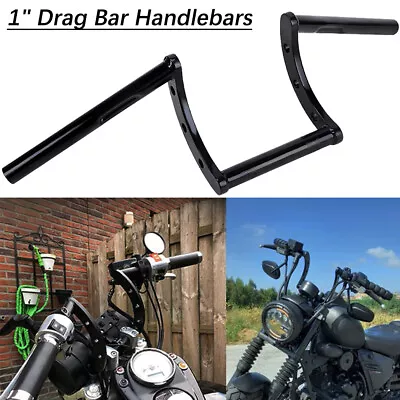 1  Motorcycle Drag Z Bar Ape Hanger Handlebar For Harley Yamaha Honda Shadow VLX • $50.71