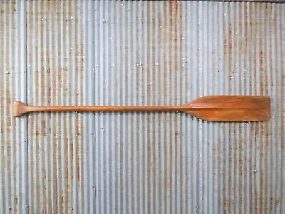 58+1/2 Inch Vintage Wood Oar Canoe Paddle Kayak Row Boat Tiki Hut Bar -(OAR147C) • $49.99