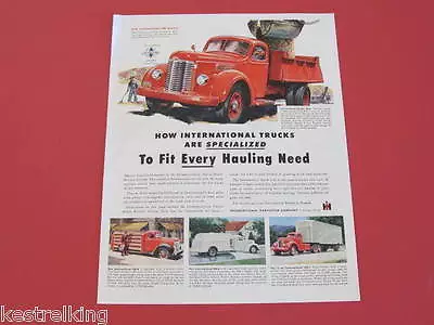 International KB Trucks & Syracuse China Original Full Page Advertisements • $14.99