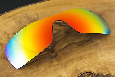 Golden Red Rainbow Polarized Mirrored Replacement Shield Lens For Oakley Batwolf • $11.24