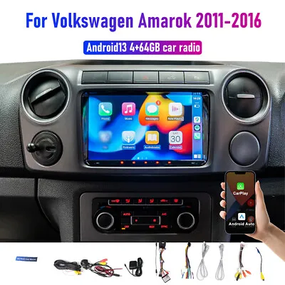 9'' Wireless CarPlay Android Auto Head Unit Car Radio For VW Amarok 2011-2016 • $253