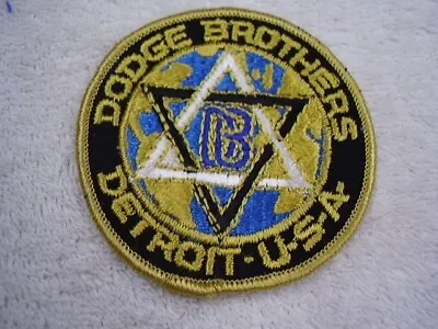 Dodge   Jacket   Or  Hat   Patch  Free Postage Early Logo 1920's Teens • $7