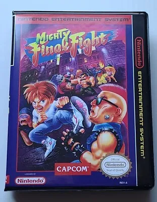 Mighty Final Fight CASE ONLY Nintendo NES 8 Bit Box BEST Quality Available • $11.67
