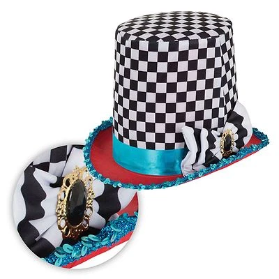 £12.10 • Buy Mad Hatter Wonderland Tea Party Stovepipe Alice Fancy Dress Book Week Top Hat