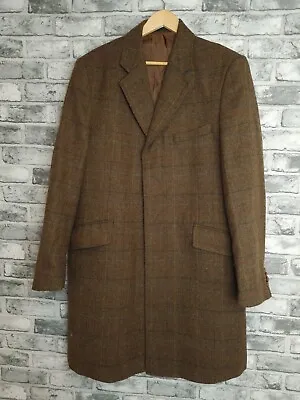 Marks And Spencer Coat Size X Large Wool Luxury Moon Tweed Knee Length  • £115