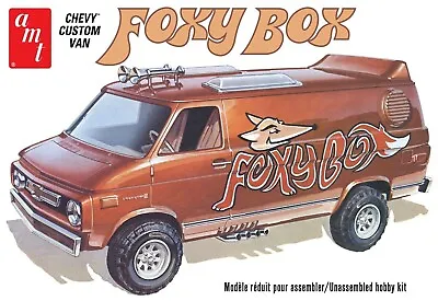 1/25 Scale Model Kit Chevy Custom Van 'Foxy Box' -Skill 2 AMT1265 • $29.95