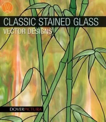 Classic Stained Glass Vector Designs [Dover Pictura Electronic Clip Art] • $11.83