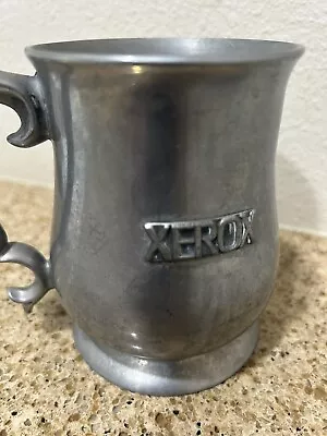 Vintage XEROX ALUMINUM MUG STEIN PEWTER BEER 4.5” • $15