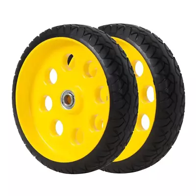 Replacement Wheels For Hand Trucks & Carts 2-Pack Flat-Free 10 In. X 2.5 Inch • $36.50