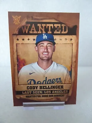 Topps 2021    Baseball -  Cody Bellinger  - Wanted #wt-6 • £1