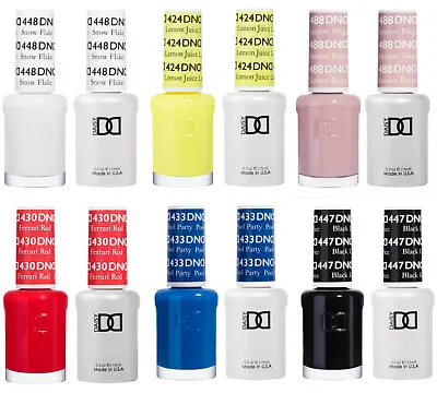 DND Duo Gel & Nail Polish Set 2x15ml - Sorted (#601 - 819) - 451 Colours • £10.99