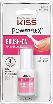 KISS PowerFlex Brush On Ultra Hold Nail Glue • $6.95