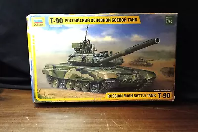 Zvzda 1/35 Russian Main Battle Tank T-90 Complete Unbuilt • $30