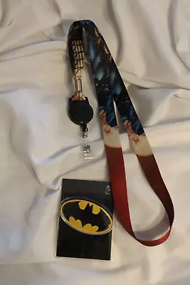 DC Comics Batman Lanyard With Extender Retractor Reel • $12.99