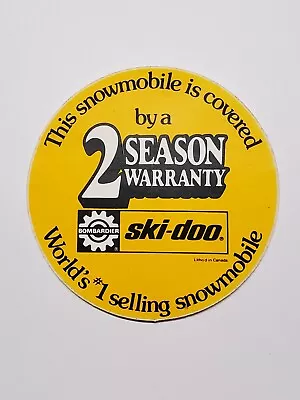 Vintage 1970s Ski Doo Snowmobile Sticker Decal Go Doo It 3 Inch • $6.99