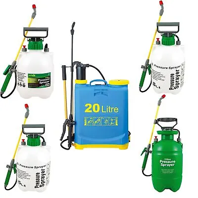 £18.95 • Buy Garden Outdoor Portable Sprayer Manual Pressure Pump Hand Held Pressure Water