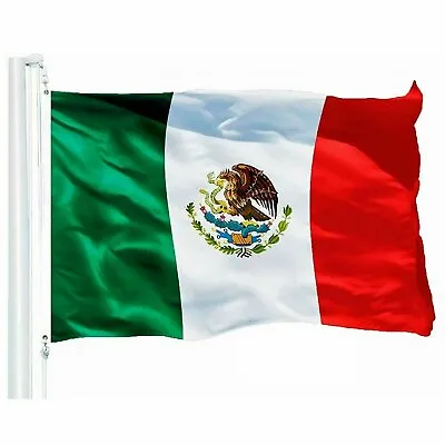 3x5 Mexico Flag Mexican Banner Pennant Bandera New Bandera De Mexico • $4.59