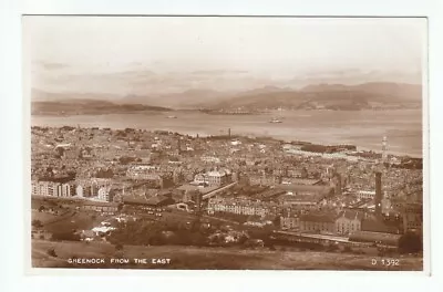 £2.50 • Buy Greenock General View Factory Chimneys Tower 1956 Real Photograph Valentines