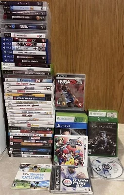 $11.99 • Buy PS1, PS2, PS3,PS4,PSP, Xbox, Xbox360,3DS And Wii You Pick You Choose Video Games