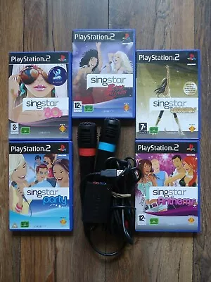 £29.99 • Buy PS2/PS3 Singstar Karaoke Anthems/Legends/Rock Ballads/Party/80's/Mics 140 Songs
