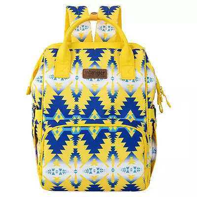 Wrangler Wrangler Aztec Printed Callie Backpack Yellow • $69.99