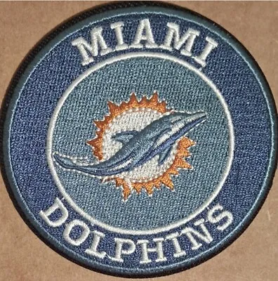 Miami Dolphins Embroidered Iron On Patch • $7