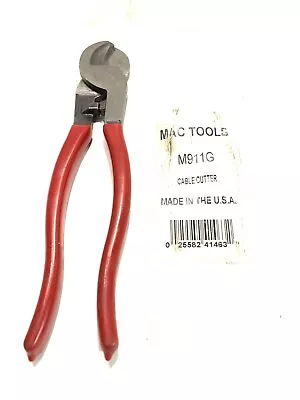 MAC Tools M911G Soft Metal Cable Cutters 9” Overall Length Not For Steel • $55