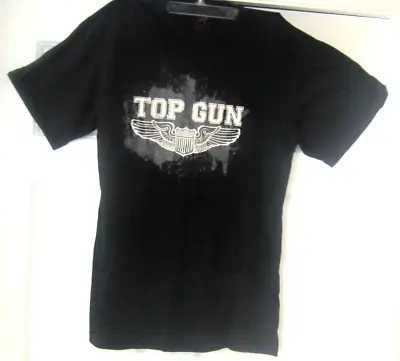Top Gun T-Shirt  Black  / Vintage  New From Original Movie / XL • $6.65