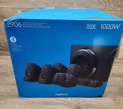 $299.99 • Buy Logitech Z906 5.1 Surround Sound Speaker System THX Dolby Digital & DTS Digital